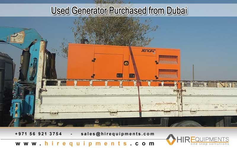 used generator dubai